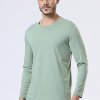 Plains Forever Round T Shirt For Men - Fossil Green