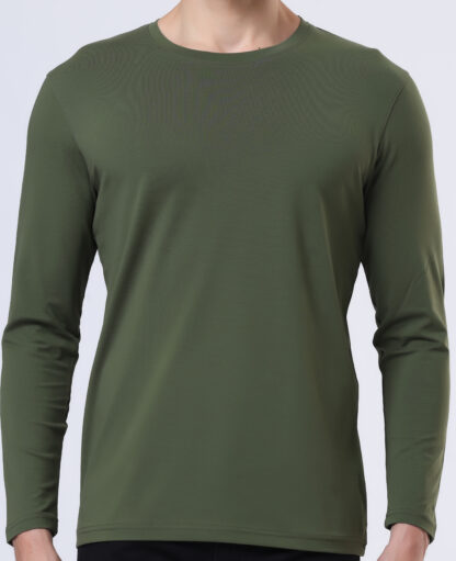 Plains Forever Round T Shirt For Men - Juniper Olive - Image 4