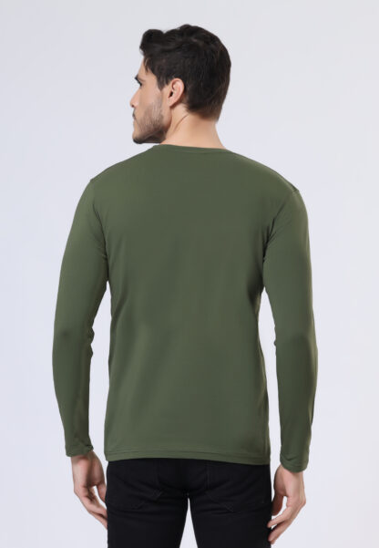 Plains Forever Round T Shirt For Men - Juniper Olive - Image 5