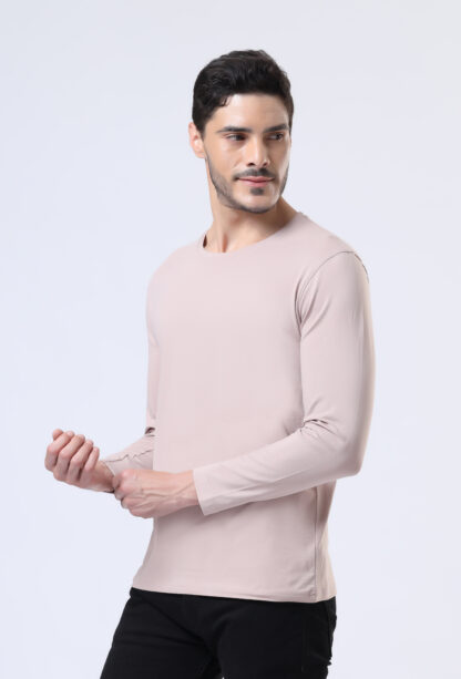 Plains Forever Round T Shirt For Men - Light Onion