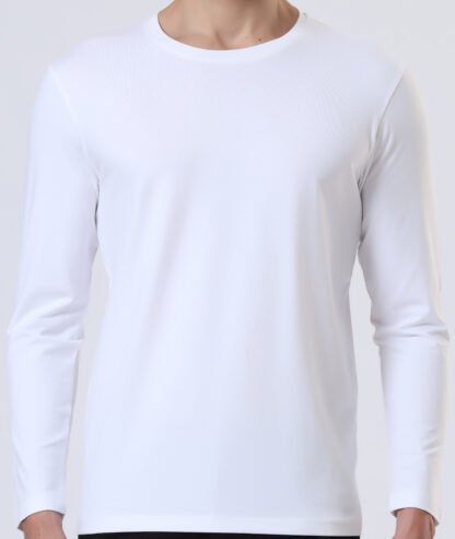 Plains Forever Round T Shirt For Men - Pure White - Image 4