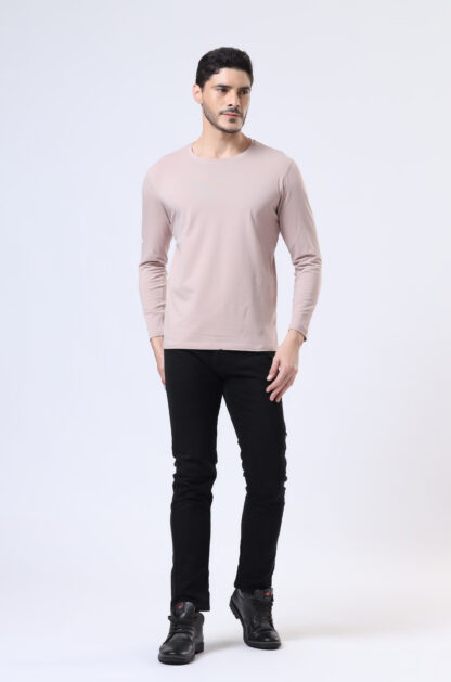 Plains Forever Round T Shirt For Men - Soft Pink - Image 2