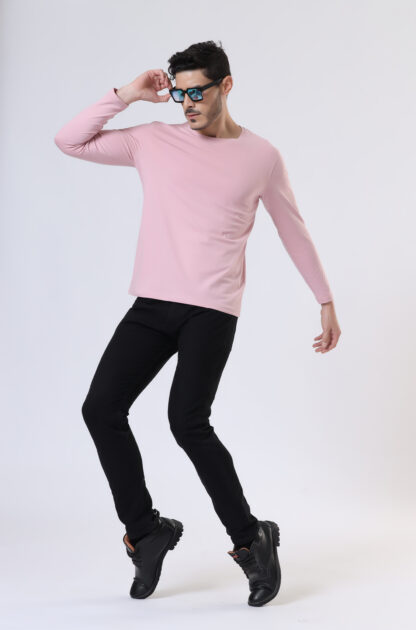 Plains Forever Round T Shirt For Men - Soft Pink - Image 6