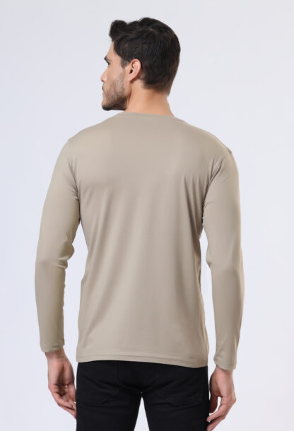Plains Forever Round T Shirt For Men - Sporty Beige - Image 5